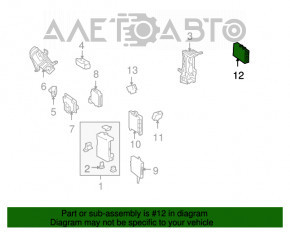 MPX BODY Lexus RX350 RX450h 10-15 w/o fuses