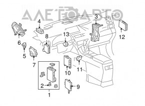 MPX BODY Lexus RX350 RX450h 10-15 w/o fuses