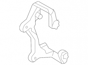 Front right caliper bracket Audi Q5 8R 09-11 320mm