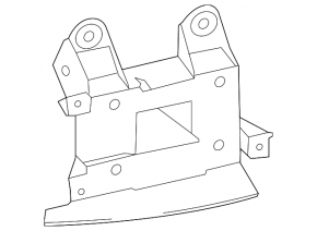 BSM Blind Spot Sensor Bracket Right Porsche Macan 15-