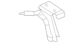 Mercedes X167 GLS 450 580 20-26 Hood Lock Hook