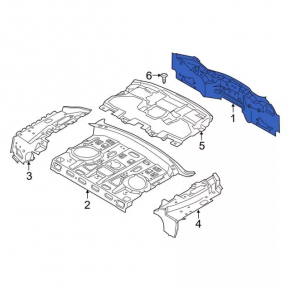 Ford Fusion mk5 13-20 rear panel graphite