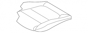 Driver's seat Mazda CX-5 13-16 without airbag, cloth black