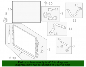 Mazda CX-50 23-26 2.5 Coolant Expansion Tank