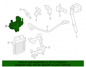 Mercedes CLA 14-19 Boost Pressure Valve