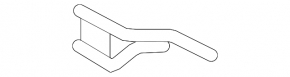 Bracket of the middle part of the muffler right BMW 5 F10 11-16 3.0T, 4.4T
