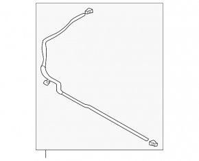 Cooling system return pipe Hyundai Santa FE 21-23 2.5T