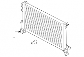 Volvo XC90 23-26 B5, B6 Water Cooling Radiator
