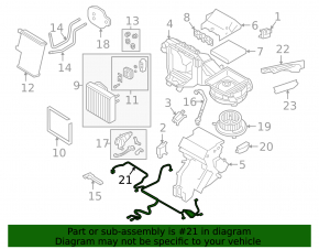 VW Atlas 18-25 heater wiring