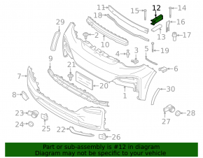 Front right side member fang BMW i3 14-20