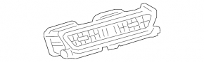 Front panel air duct deflector central Toyota Rav4 19-