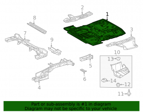 Trunk trough Toyota Highlander 20-25 hybrid