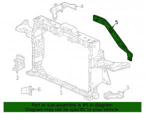 TV bracket upper left Honda CRV 23-