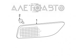 Reflector rear right Lexus CT200h 11-17