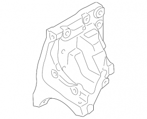 Engine bracket lower left Porsche Panamera 10-16 4.8