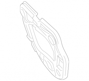 Mercedes W167 GLE 53 20-23 Steering Wheel Contact Plate