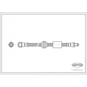 Front left brake hose Mercedes W164 ML X164 GL W251 R
