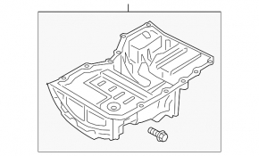 Oil pan Ford Focus mk3 11-18 2.0