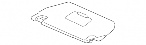Right visor for Ford Transit Connect MK2 13-23