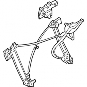 Window lifter without motor front left Ford Mustang mk6 15-23 coupe