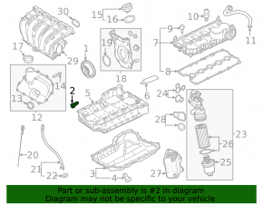 VW Jetta 11-18 USA 2.5 Crankshaft Pulley Bolt (5 pcs)
