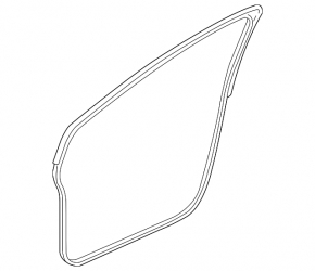 Front left door seal for Mazda CX-9 07-15