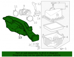 Air intake Lexus ES250 19-