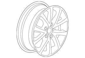Set of disks R16 4pcs VW Jetta 11-18 USA type 1