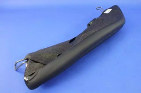 Side trim rear seats right Chrysler 200 15-17 leather black, rusty fasteners