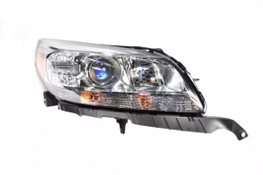 Headlight front right bare Chevrolet Malibu 13-15 halogen, with mount, for polishing