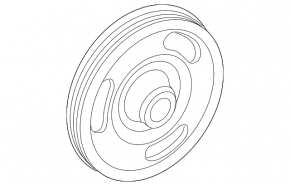 Crankshaft pulley Mercedes GLA 14-20 2.0