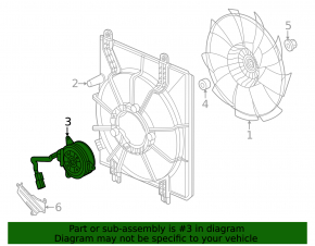 Cooling fan motor right Honda Civic XI FE/FL 22- 2.0, 1.5T