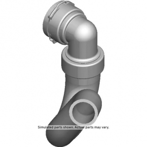 Lower cooling hose Chevrolet Cruze 16-