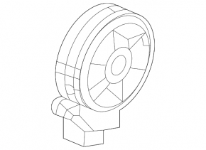 Left front pillar tweeter for Honda Civic XI FE/FL 22-26