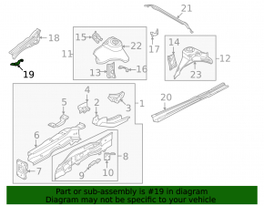 Right headlight bracket for Volkswagen Arteon 19-23