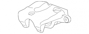 Rear left caliper Buick Encore 18-19