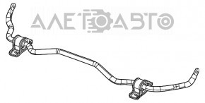 Front stabilizer bar Chrysler 200 15-17 23mm
