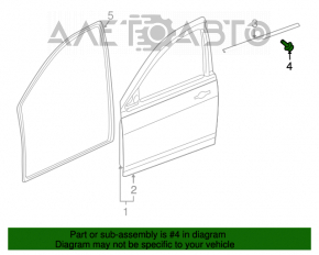 Jeep Patriot 11-17 Front Right Door Seal