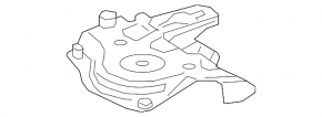 Front subframe burdock rear right Toyota Camry v70 18-24