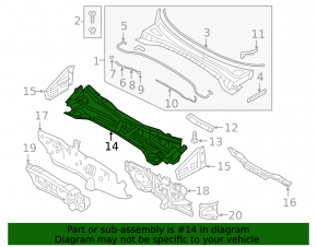 Metal wiper pan Hyundai Tucson 16-18