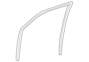 Front right windshield seal for Toyota Sienna 2010