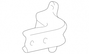 Lower front right door hinge for Lexus GX470 03-09