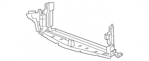 Lower front radiator deflector Chevrolet Malibu 19- 1.5T, 1.8