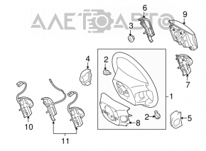 Toyota Highlander 2010 steering wheel controls