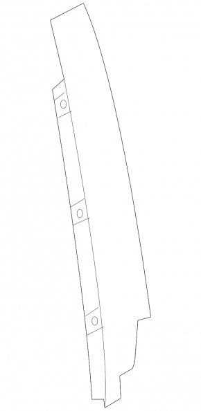 Door trim side front left Audi Q3 8U 15-18 black gloss