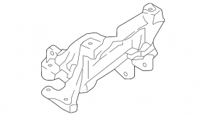 Front subframe bracket left Audi A4 B9 17-25