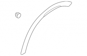 Subaru Outback 2020 Wilderness 22-25 Rear Left Fender Arch Cover