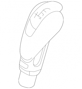 Gear knob Porsche Panamera 10-16 leather black