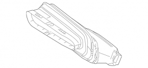 Intake air duct Mercedes A35 AMG V177 20-21