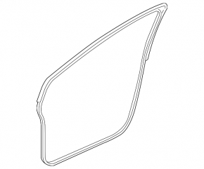 Front left door seal Mazda6 09-12